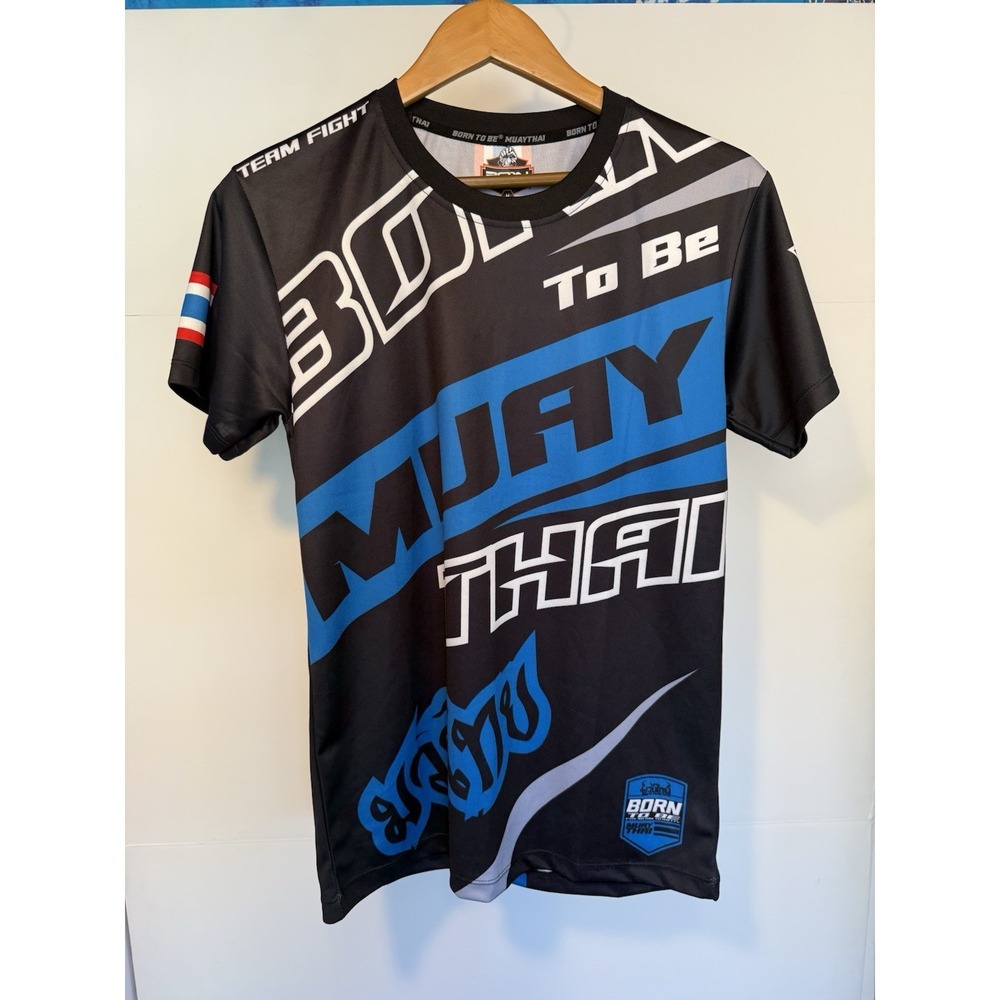 Muay Thai Born To Be King T-Shirt - Size M - MMA Fighting Martial Arts Thailand